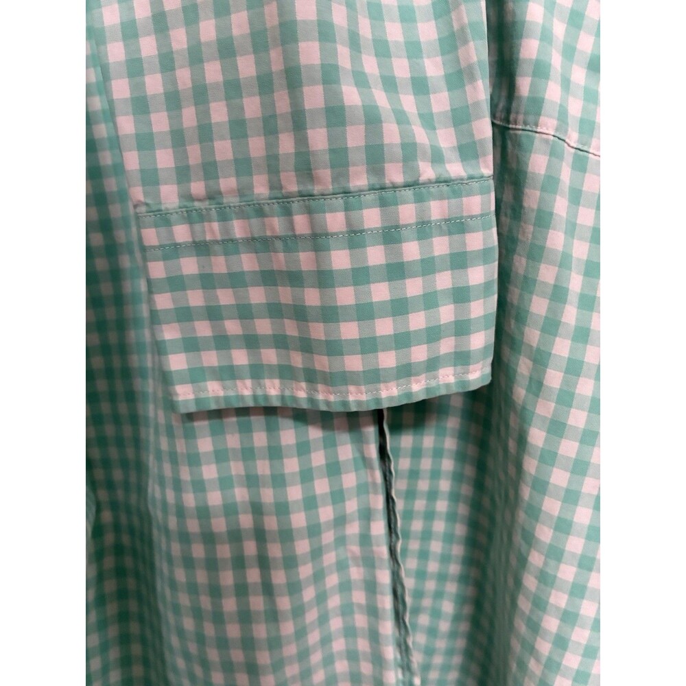 Vineyard Vines Men’s Turquoise Plaid Long Sleeve Classic Fit Tucker Size Medium - Picture 5 of 12